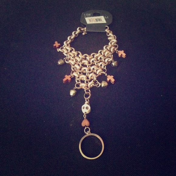 Vintage gold colored bohemian bracelet