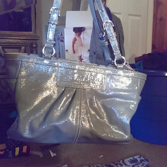 Gray Coach Handbag - Picture 2 of 3