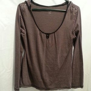 Long sleeve shirt with hoodie