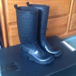 Black Marc By Marc Jacob Rain Boots
