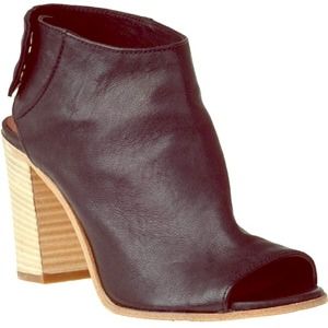LF Steven By Steven Madden Peep-Toe Bootie