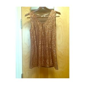 PLEIONE Sequin Top
