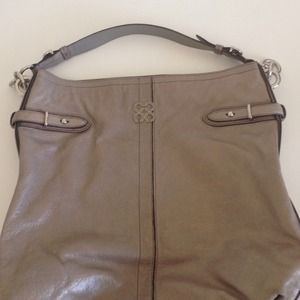 Grey Coach hand bag in fantastic condition!