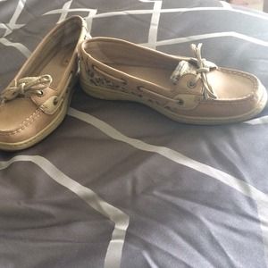Ballet flat leopard print Sperry's