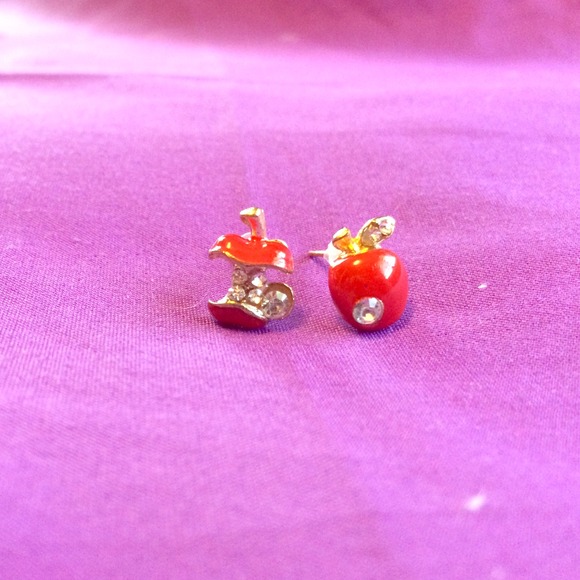 Apple earrings