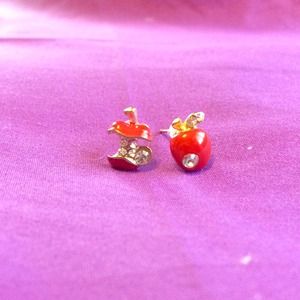 Apple earrings