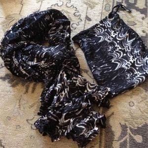 Stella & Dot Painted Zebra Scarf!