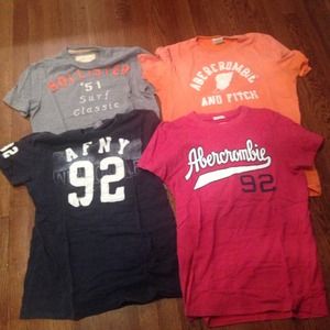 Abercrombie and fitch t-shirt lot