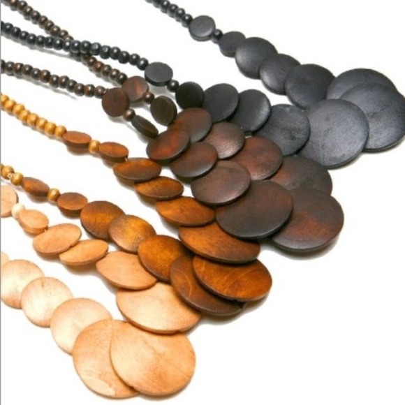 Wooden necklace