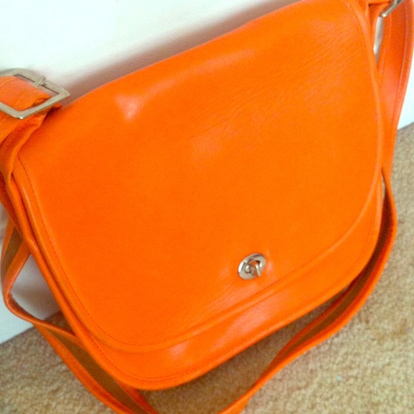 Bright orange bag