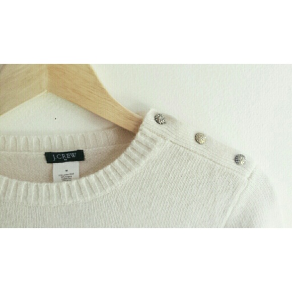 J. Crew Sweaters - • J. Crew embellished sweater •