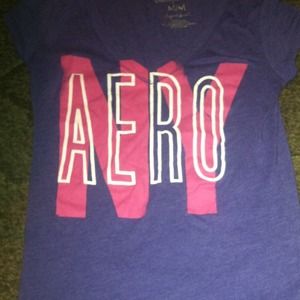 Purple V-neck  Aeropostale shirt
