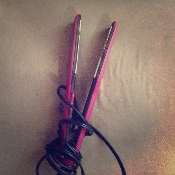 Pink flat iron