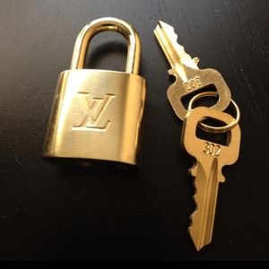 Authentic Louis Vuitton Lock&Keys