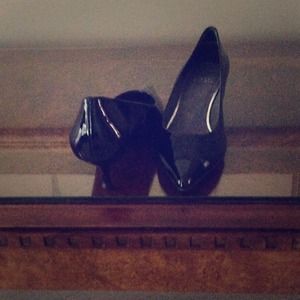 Stuart Weizmann POCO style black patent