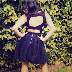 Black Skater Dress