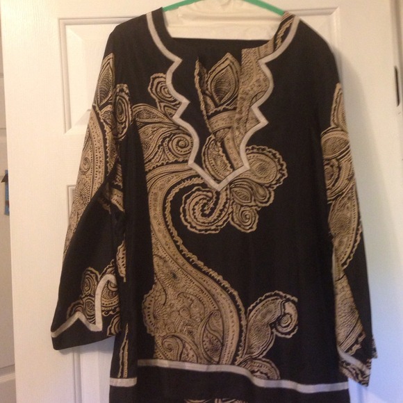 BCBG silk top
