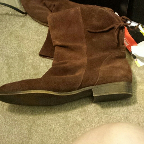 Brown booties