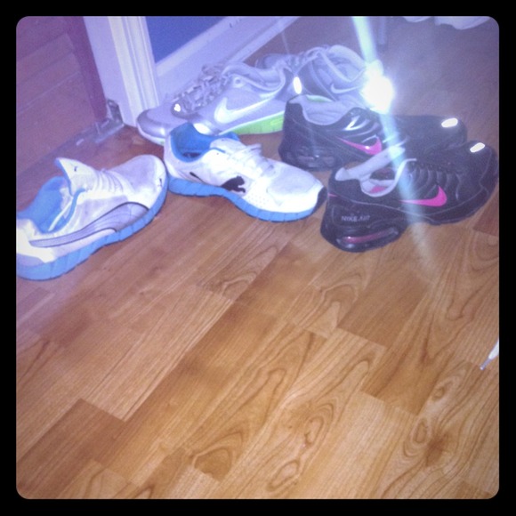 2 pair of Nike's & 1 pair of Pumas
