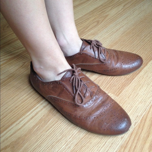 Madden Girl Brown Oxfords