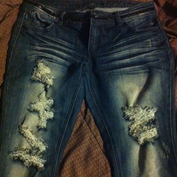Almost Famous Sequin Jeans