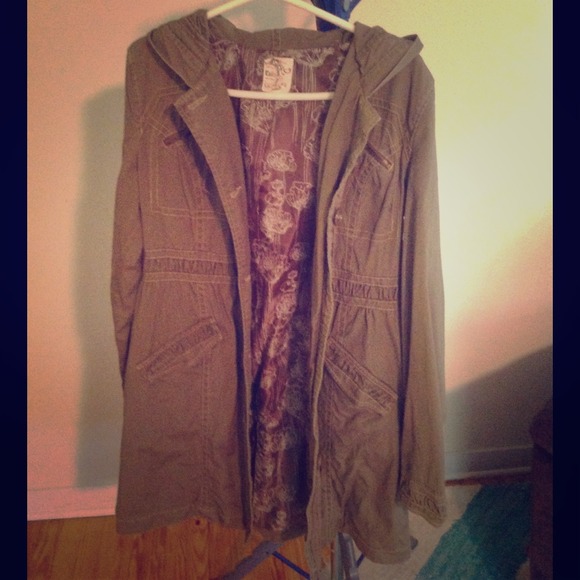 Tulle Mod Army Trench Coat