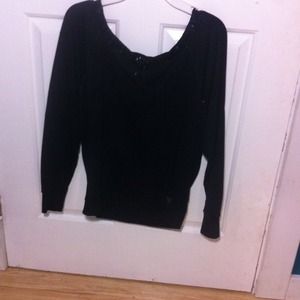Black crew neck