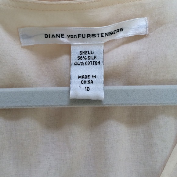 Diane von Furstenberg Flutter sleeve tie waist top - Picture 2 of 4