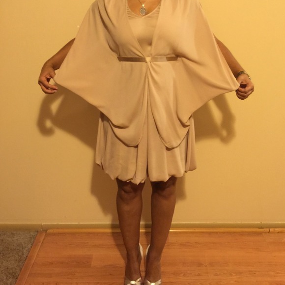 Beautiful pale peach H&M pink label dress. - Picture 6 of 8