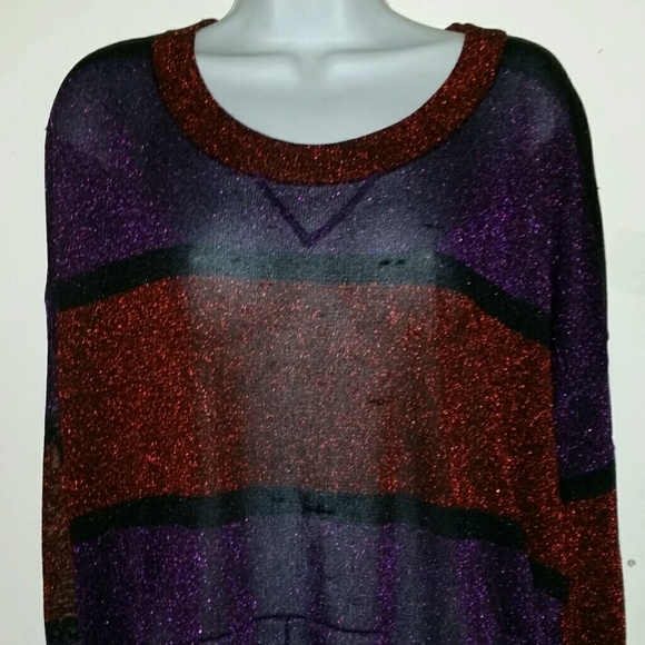 French Connection Sequin Sweater Top - Small/Med - Picture 2 of 2
