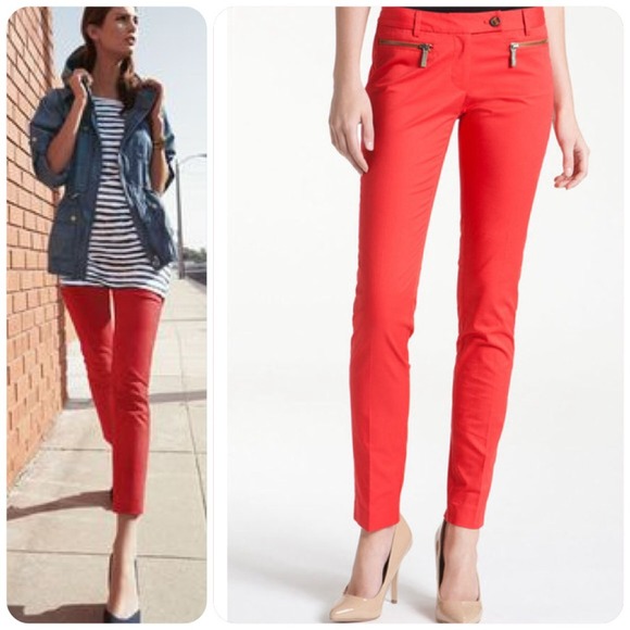 michael kors red pants