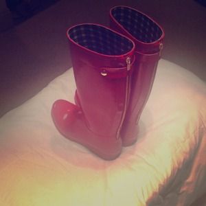 Banana Republic Talia-Rain-Boots Red Size 10