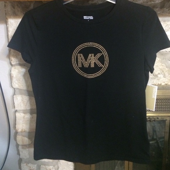 Black Michael Kors short sleeve shirt
