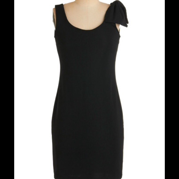 Modcloth Bow Tie Affair Dress LBD