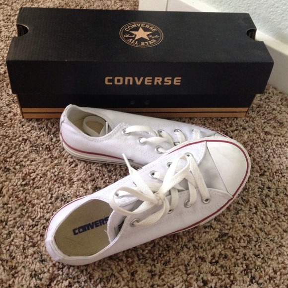 White Converse Shoes