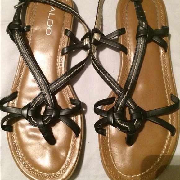 Black Aldo sandals