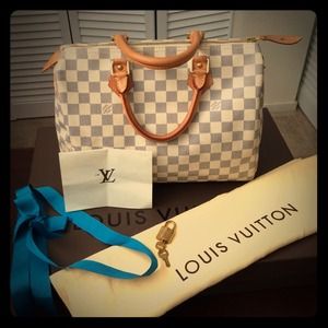 Authentic Louis Vuitton speedy 30 azur