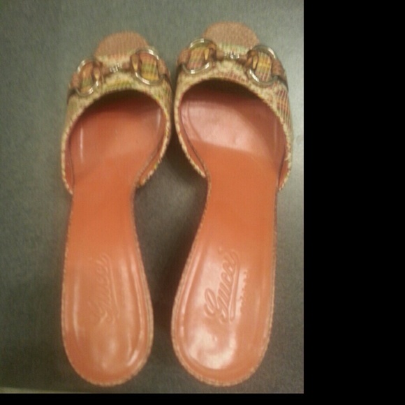 Gucci slip on heels
