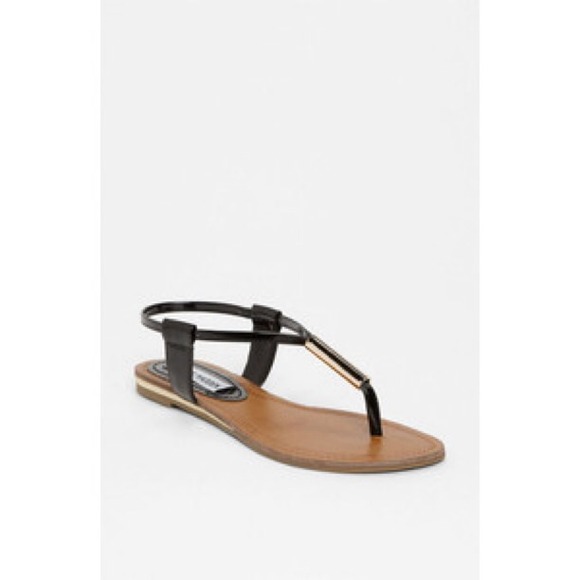black Steve Madden sandals