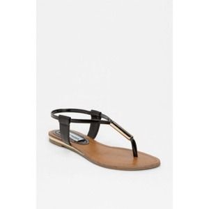 black Steve Madden sandals