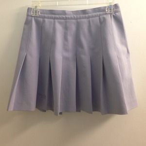 High waist lavender tennis skirt