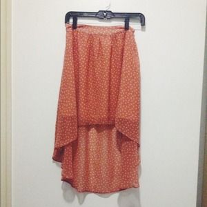 Hi lo pattern skirt