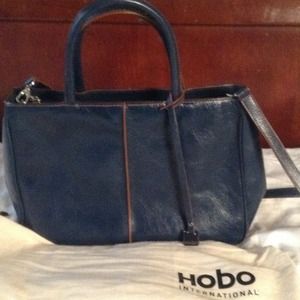 Hobo International Mariella Satchel Purse-blue