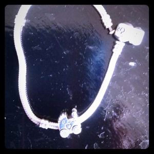 Pandora Bracelet w/Stroller Charm from Jared's