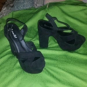 Platform heels comfy.