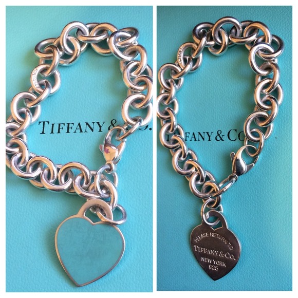 Tiffany bracelet with blue enamel