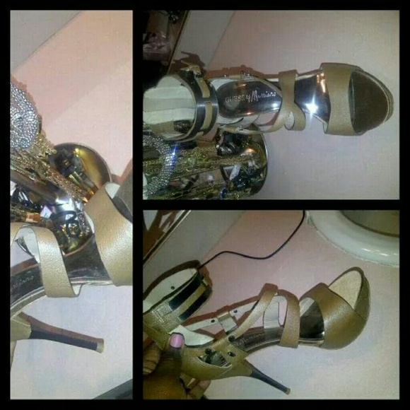 Marciano brown/taupe heels