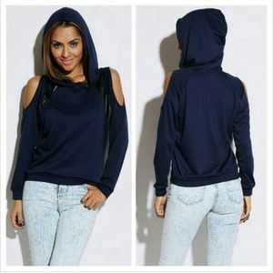 Cold Shoulder Sweater