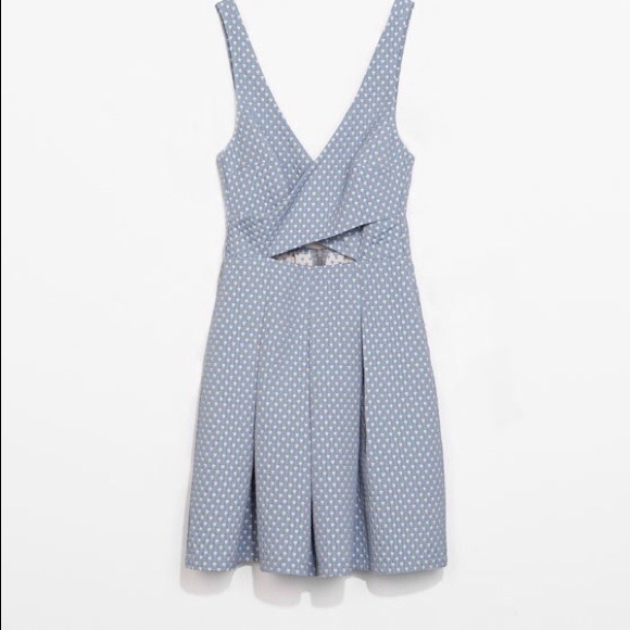 ZARA JAQUARD dress
