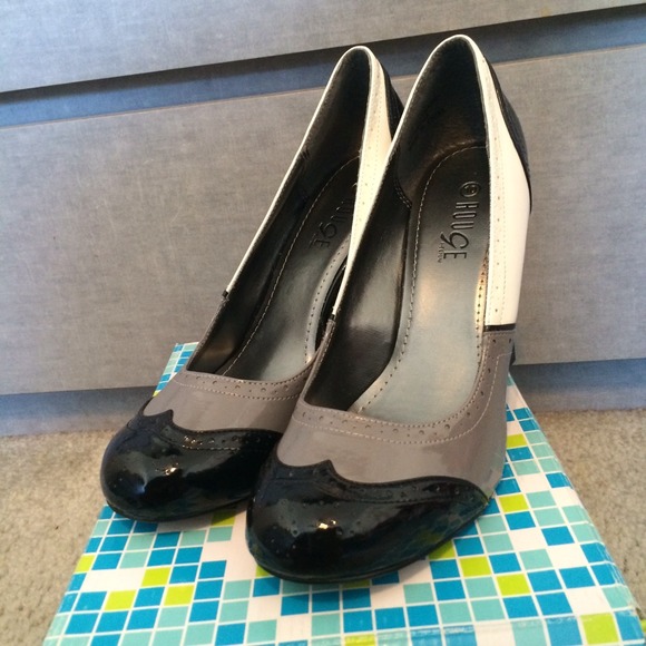 Rouge Shoes - Multi Color Chunky Heel